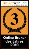 Online Broker des Jahres 2010 Online Broker des Jahres 2010