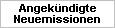 Angek&uuml;ndigte Neuemissionen