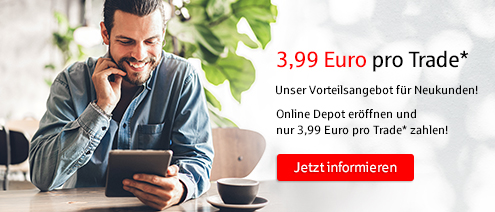 3,99 Euro Orderprovision* - Neukundenaktion S Broker