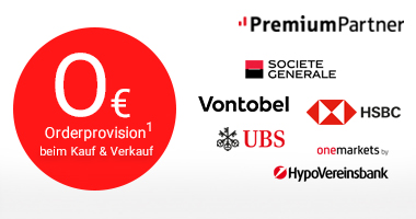 0 Euro Orderprovision FreeTrade Aktion Premium Partner 2023