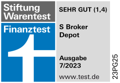 FinanzTest Sehr gut fr S Broker