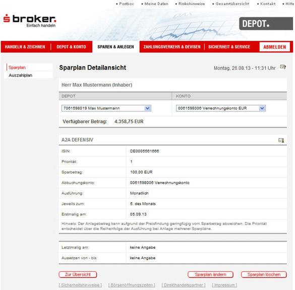 s broker sparplan s broker sparplan