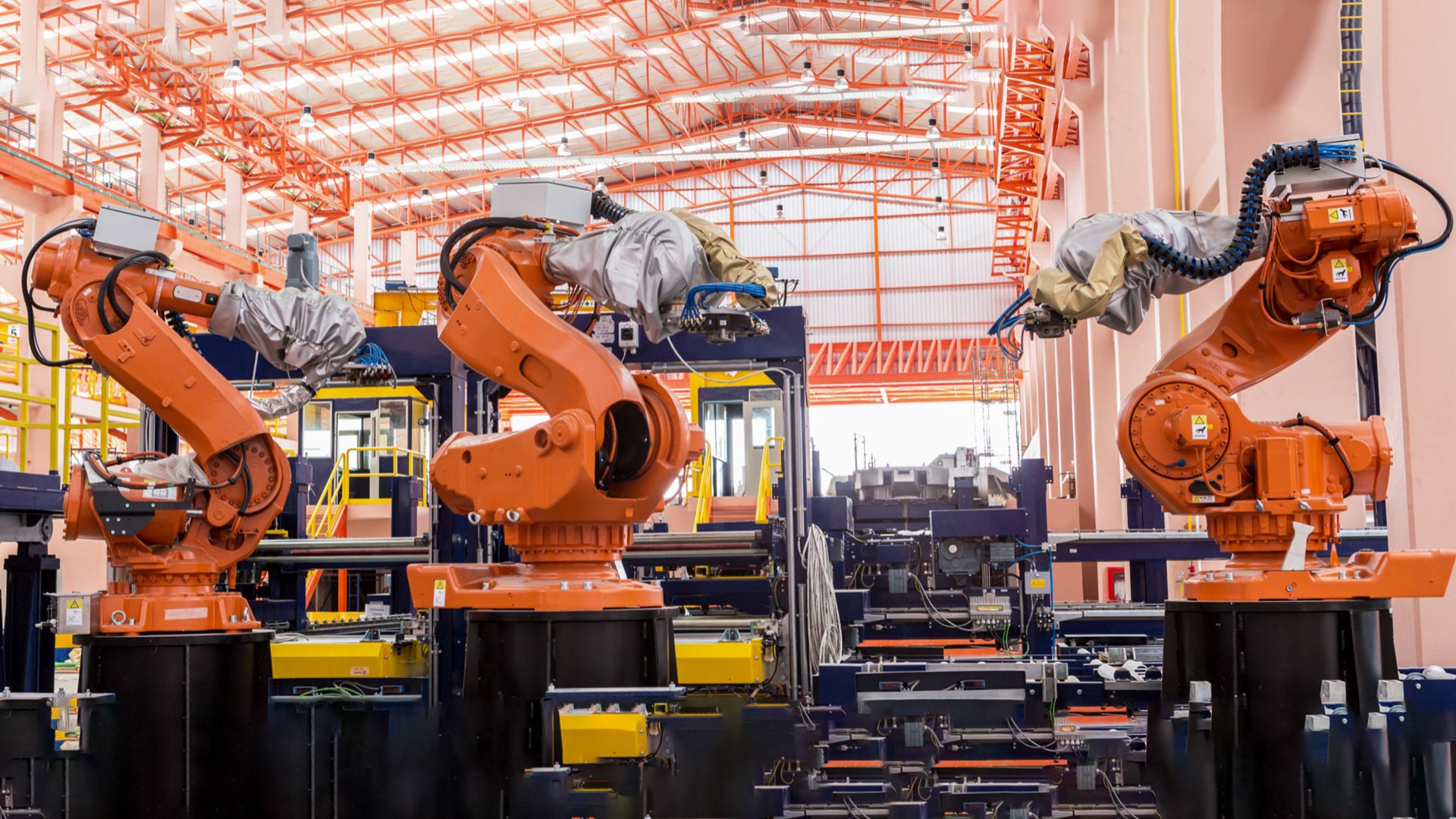 Industrieroboter. Industrieroboter.