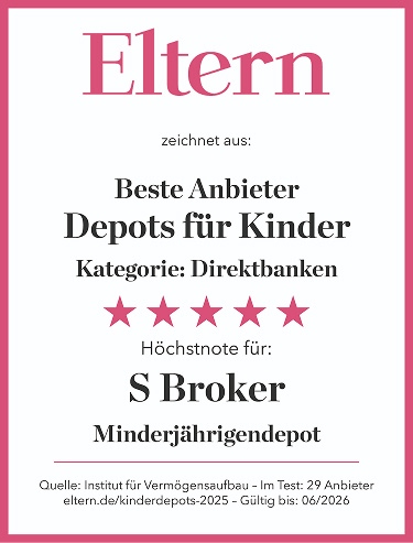 Auszeichnung Kinderdepot Start Invest