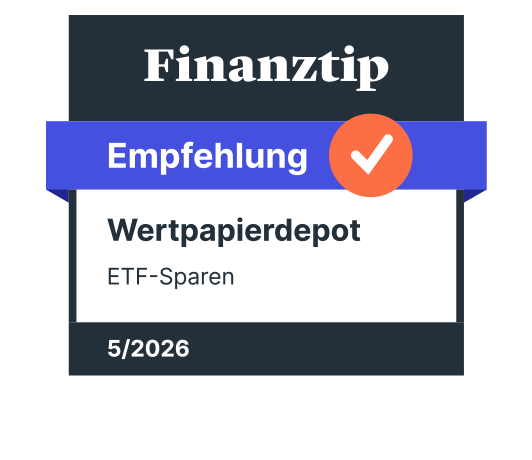 Auszeichnung Finanztip Wertpapierdepot