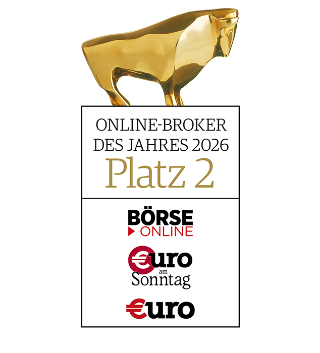 Auszeichnung Goldener Bulle Online-Broker des Jahres 2026