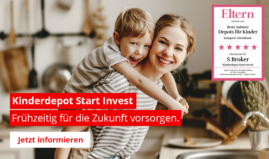 Eröffnen Sie das Kinderdepot Start Invest