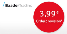 3,99 Euro Orderprovision pro Trade