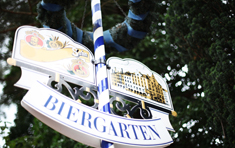 Biergarten in München